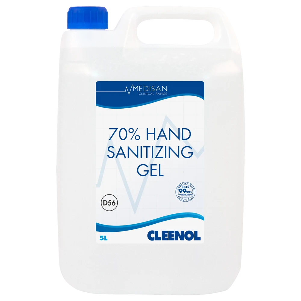 Medisan 70% hand sanitising gel, 5 L