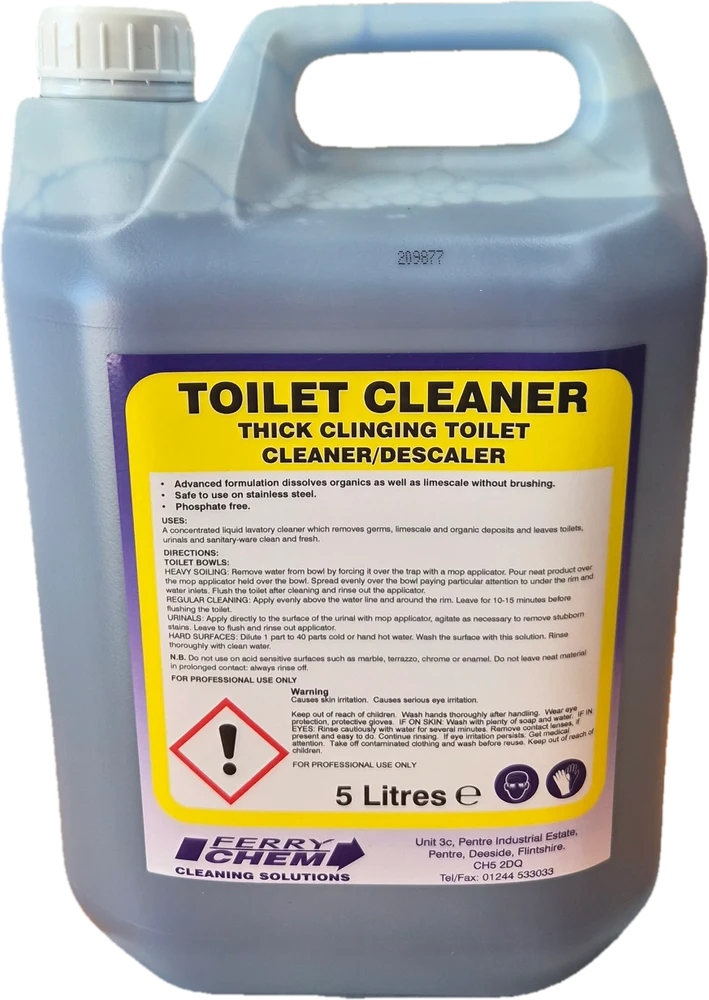 Toilet cleaner and descaler, 5 L