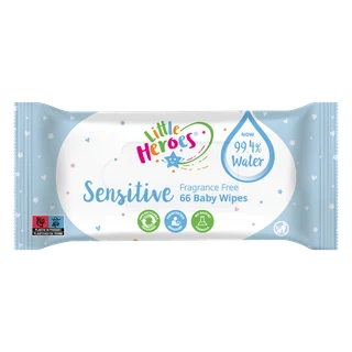 Little Heroes Sensitive baby wipes — 12 packs of 66