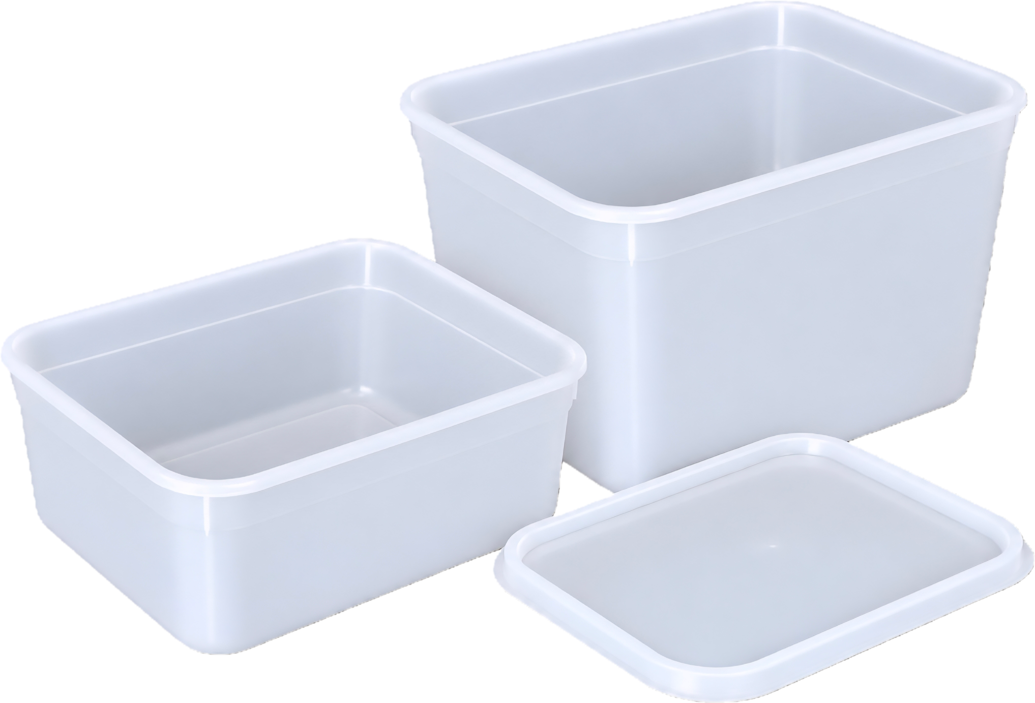 Ice cream container bases — 2 L, pack of 20