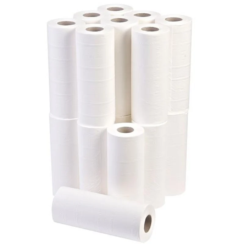 White hygiene rolls, 250 mm x 50 m, 18 pack