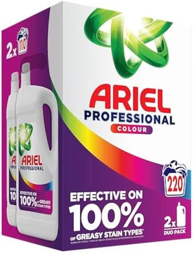 Ariel Professional Colour laundry liquid, 2 × 110 washes