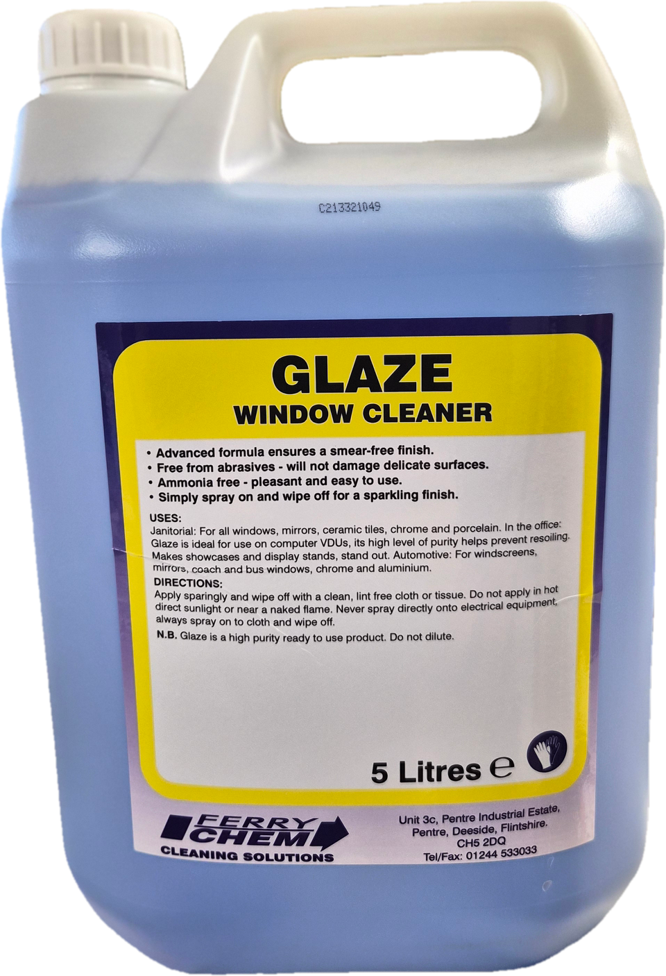 Glaze glass cleaner, 5 L