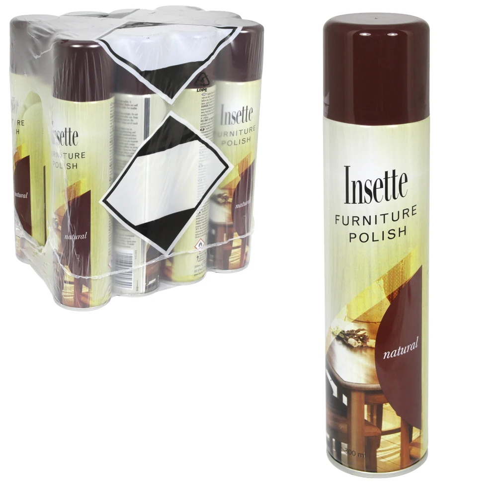 INSETTE Natural furniture polish — 12 × 300 mL