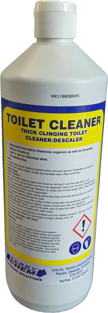 Toilet cleaner and descaler, 1 L